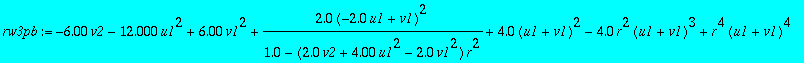 rw3pb := -6.00*v2-12.000*u1^2+6.00*v1^2+2.0*(-2.0*u1+v1)^2/(1.0-(2.0*v2+4.00*u1^2-2.0*v1^2)*r^2)+4.0*(u1+v1)^2-4.0*r^2*(u1+v1)^3+r^4*(u1+v1)^4